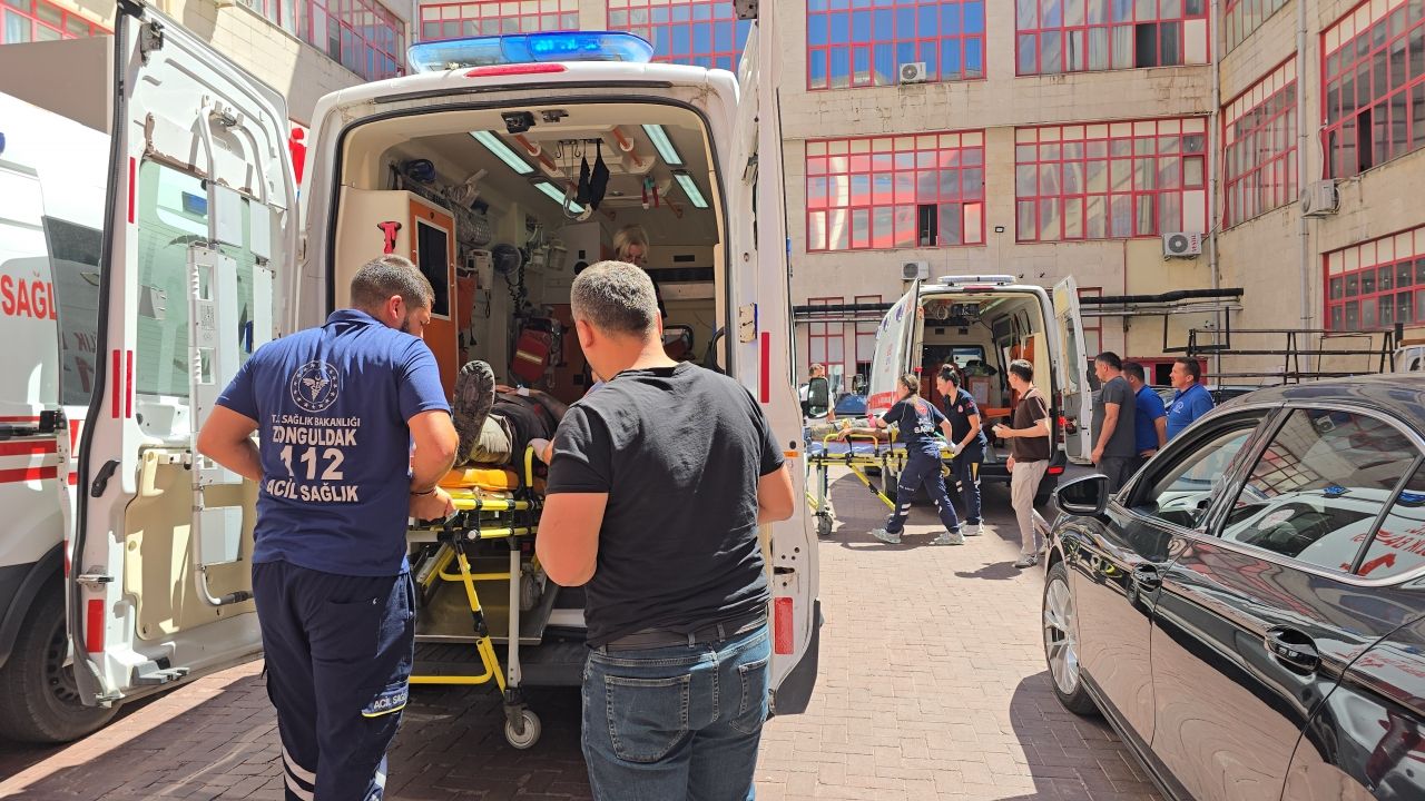 Zonguldak'ta maden ocağında gazdan etkilenen 5 işçi hastaneye kaldırıldı