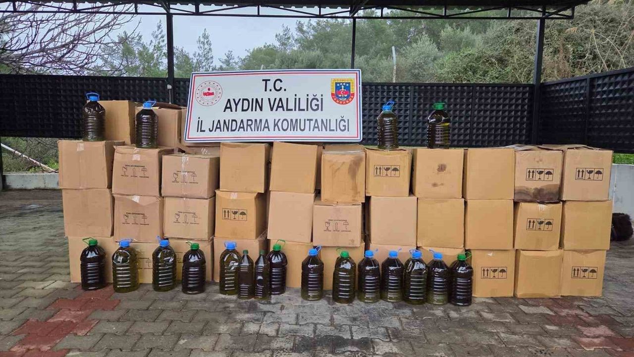 Didim'de tağşiş zeytinyağı operasyonu: '2 bin 932 litre zeytinyağı ele geçirildi'