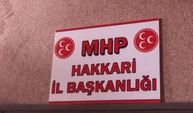 MHP Hakkari İl Başkanlığının Açılışı yapıldı