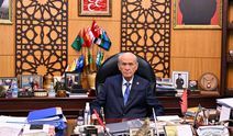 MHP Lideri Devlet Bahçeli mesaisine başladı