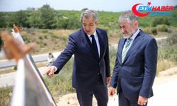 Hazine ve Maliye Bakanı Nebati, Mersin'de otoyol projesini inceledi: