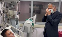 Bakan Yerlikaya'dan hain saldırıda yaralanan polislere ziyaret