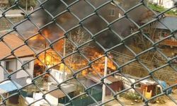 Yangın faciası: Baba ve oğlunun evleri küle döndü