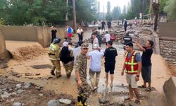 Kırgızistan'ın Oş bölgesinde aşırı yağış sele neden oldu