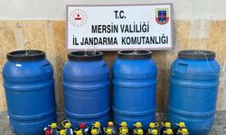 Mersin’de sahte içki imalathanesine operasyon: 2 ton 115 litre içki ele geçirildi