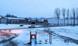 Kastamonu’nun yüksek kesimlerinde kar yağışı başladı