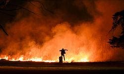 California'nın güneyinde şiddetli rüzgarların yeni yangınları tetiklemesinden korkuluyor