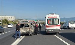 Anadolu Otoyolu'nun Kocaeli kesimindeki kaza ulaşımı aksattı