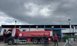 Kocaeli'de boya fabrikasında çıkan yangın kontrol altına alındı
