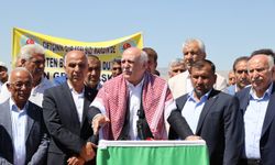 TZOB Genel Başkanı Bayraktar, Şanlıurfa ve Mardin'de kuraklıktan etkilenen tarlaları inceledi