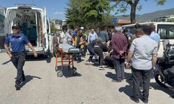 Kontrolsüzce yola çıkan vatandaşa motosiklet çarptı