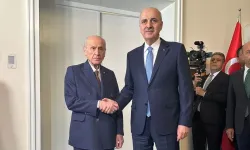 Numan Kurtulmuş'tan TBMM'de MHP lideri Devlet Bahçeli'ye ziyaret