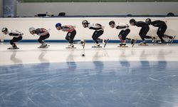 Türkiye ve Polonya'nın sürat patencileri olimpiyat kotası için Erzurum'da ortak kampta