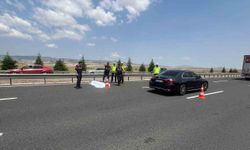 Polatlı otobanda otobüsün çarptığı yaya hayatını kaybetti
