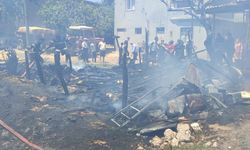 Kahramanmaraş'ta ahırda çıkan yangında 30 küçükbaş hayvan telef oldu