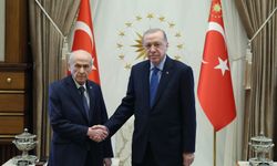 Cumhurbaşkanı Erdoğan, MHP Genel Başkanı Bahçeli'yi kabul etti