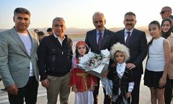 Bakan Uraloğlu hızlı demiryolu hattı temel atma töreni için Iğdır’a gitti