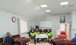 Jandarmadan kamyoncu esnafına ziyaret