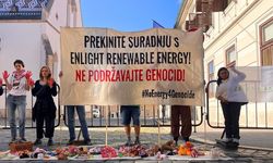 Hırvatistan'da, İsrailli enerji şirketiyle iş anlaşması yapan hükümet protesto edildi