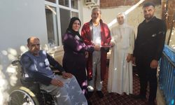 Rahatsızlığından dolayı nikaha katılamayan babaya duygulandıran sürpriz