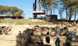 Tios Antik Kenti’nde bulunan Roma Dönemi lahitleri törenle açıldı