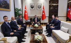 Cumhurbaşkanı Yardımcısı Yılmaz, Kırgızistan Bakanlar Kurulu Başkan Yardımcısı Baysalov'u kabul etti