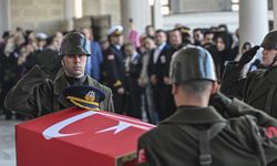 Şehit Hava Pilot Yarbay Gökhan Korkmaz için İstanbul'da cenaze töreni düzenlendi