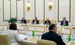 Cumhurbaşkanı Yardımcısı Yılmaz, Azerbaycan Milli Meclisi Başkanı Gafarova ile görüştü