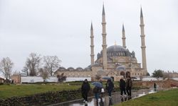 Edirne'de sağanak etkili oluyor