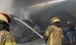 Bursa'da metal geri dönüşüm fabrikasında yangın paniği