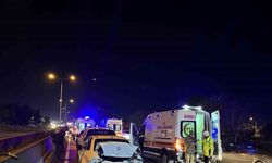 Tekirdağ’da zincirleme kaza: 2’si asker 5 yaralı