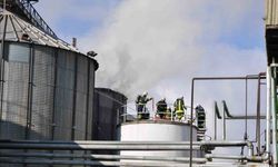 Yağ fabrikasında yangın