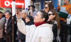 Kırklareli'nde mehter gösterisi eşliğinde kandil simidi dağıtıldı