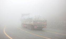 Kırklareli'nin yüksek kesimlerinde yoğun sis etkili oldu