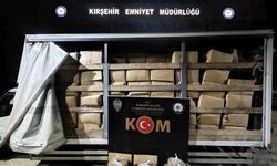 Kırşehir'de 3,4 ton kaçak tütün ele geçirildi