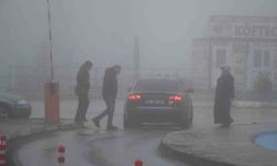 Yozgat sis altında kayboldu, görüş mesafesi 10 metreye kadar düştü