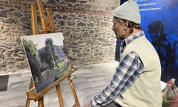 Zeytinburnu'nda 'Bir Hezarfenin İzleri; Ahmet Yakupoğlu' resim sergisi açılışı yapıldı