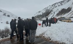 Bingöl'de çığ nedeniyle ulaşıma kapanan Karlıova-Yedisu kara yolu açıldı