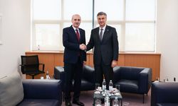 TBMM Başkanı Kurtulmuş, Hırvatistan Başbakanı Plenkovic ile görüştü