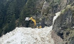 Rize'de yayla yollarında kar temizleme çalışmaları sürüyor