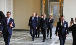 TBMM Başkanı Kurtulmuş, Finlandiya Parlamentosu Başkanı Halla-Aho ile Helsinki'de görüştü
