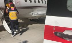 Tokat'ta ambulans uçak 9 günlük bebek için havalandı