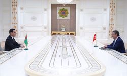 Türkmenistan Devlet Başkanı Berdimuhammedov, Cumhurbaşkanı Yardımcısı Yılmaz'ı kabul etti