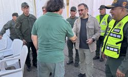 Venezuela Savunma Bakanı Lopez ve Dışişleri Bakanı Gil, Türk arama kurtarma ekibini ziyaret etti