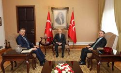 Adalet Bakanı Gürlek ve İçişleri Bakanı Çiftçi, TBMM'de MHP Lideri Devlet Bahçeli'yi ziyaret etti
