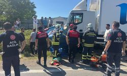 Bartın'da kamyonla çarpışan tarım aracının sürücüsü öldü