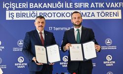 İçişleri Bakanlığı ile Sıfır Atık Vakfı arasında 'sıfır atık' işbirliği protokolü imzalandı