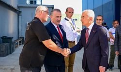 Kırklareli Valisi Turan, patlamanın meydana geldiği fabrikada incelemede bulundu