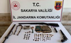 Sakarya'da tarihi eser niteliğinde 63 obje ele geçirildi