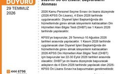 KPSS Ön Lisans başvuruları başladı